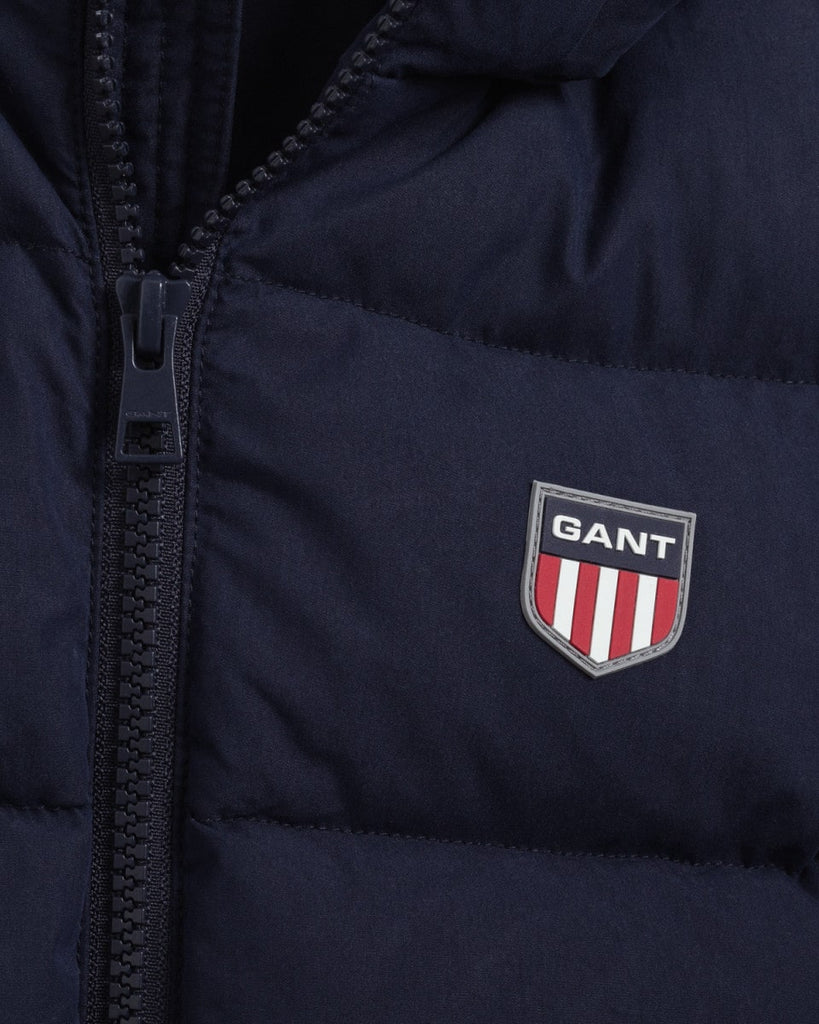 Gant Boys (Age 2-8) Shield Puffer Jacket Evening Blue-Heroes