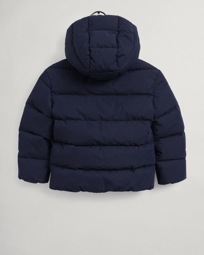 Gant Boys (Age 2-8) Shield Puffer Jacket Evening Blue-Heroes