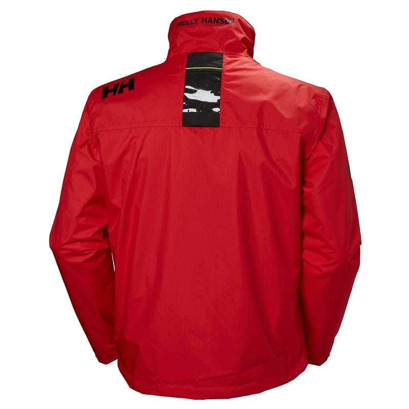 Helly Hansen Men's Crew Midlayer Sailing Jacket Red-jacket-Heroes