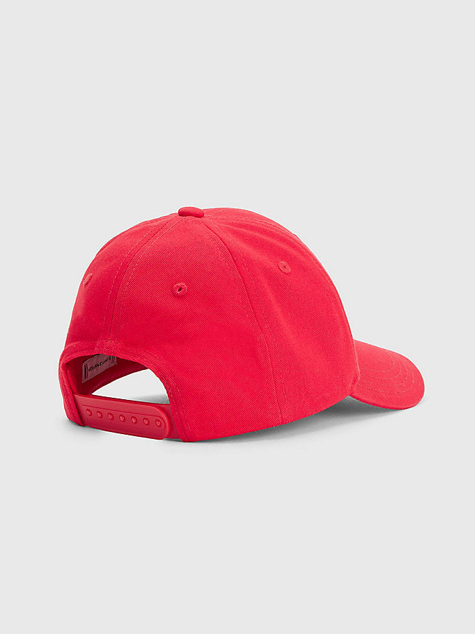 Tommy Hilfiger Kids' Flag Patch Cap Deep Crimson-cap-Heroes